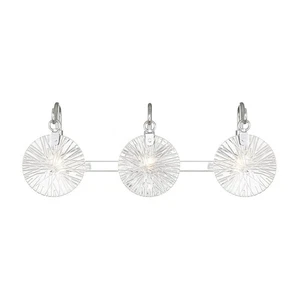Savoy House 8-3981-3-11 Addison - 3 Light Bath Vanity In Glam Style-9 Inches - Picture 1 of 3