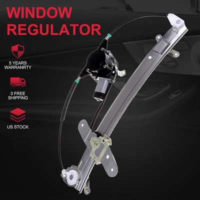 Regulador de ventana eléctrica de 1 pieza con motor delantero derecho para Lincoln Town Car 1998-11 Foto 1 de 4