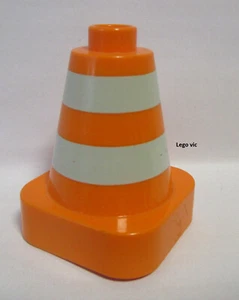Lego 47408px1 Duplo Cone 2x2x2 Orange Chantier 4688 5651 5652 MOC - Imagen 1 de 1