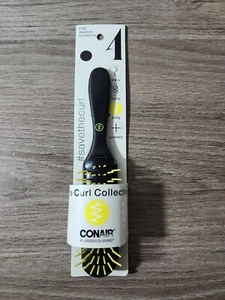 Conair Curl Collective 4 Curly Hair Detangle Hair Brush For Short/Medium Hair - Picture 1 of 2