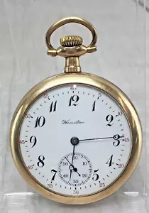 Hamilton Taschenuhr von 1915, Erhaltung: 974, Jewels: 17j - Bild 1 von 15