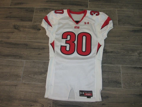 Utah Utes Under Armour 2009 Game Cut NCAA Football Jersey Sewn #30 Authentic L Cover