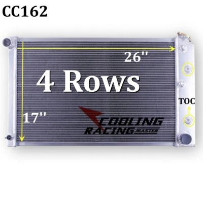 4 Row Radiator G body For 1978-1988 Cutlass Grand Prix Monte Carlo Malibu Regal Foto 1 de 4