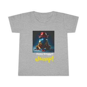 feelin' froggy? Jump! Toddler T-shirt - Picture 1 of 7