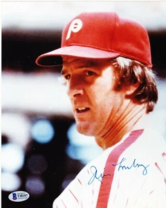 Jim Lonborg signed 8x10 Philadelphia Phillies color photo-Beckett Authenticated - Picture 1 of 1