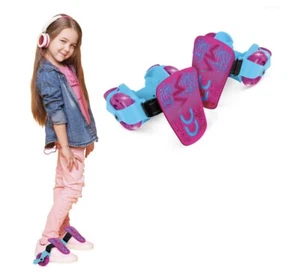 Madd Gear Light-Up Heel Rollers Skate Glow and Roll, Pink/Teal (600-054) Age 6+ - Picture 1 of 9