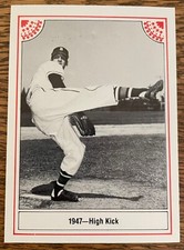 1983 ASA WARREN SPAHN 1947 HIGH KICK CARD # 2 of 12 EXCELLENT FAST SHIPPING