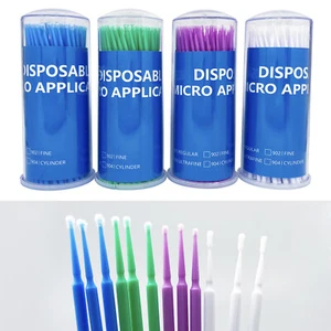 Spazzola micro applicatore monouso dentale 1,5/2,0/2,5 mm 100 pezzi/bottiglia - Foto 1 di 12