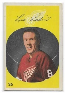 LEO LABINE 1962-63 Parkhurst Hockey card #26 Detroit Red Wings EX - Picture 1 of 2