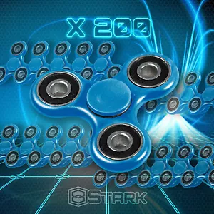 BABY BLUE Spinner Mano Tri Calmante Escritorio Enfoque Juguete TDAH Autismo NIÑOS ADULTOS 200 PIEZAS - Imagen 1 de 6
