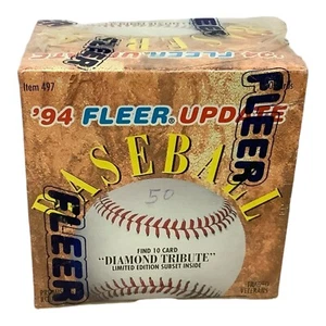 1994 Fleer Update Diamond Tribute LE Subset Inside 210 Baseball Card Set Sealed - Picture 1 of 6