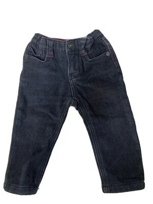 Pantalones de mezclilla Little Marc Jacobs azul oscuro para niños 12 meses Foto 1 de 4