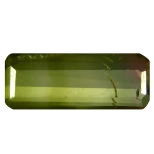 1,74 quilates fabuloso octágono (11 x 4 mm) sin calefacción turmalina verde de Mozambique - Imagen 1 de 1