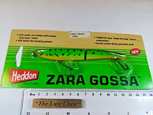 Heddon, ZARA GOSSA lure vintage topwater walk-the-dog. Murray Cod, Bass lure - Picture 1 of 13