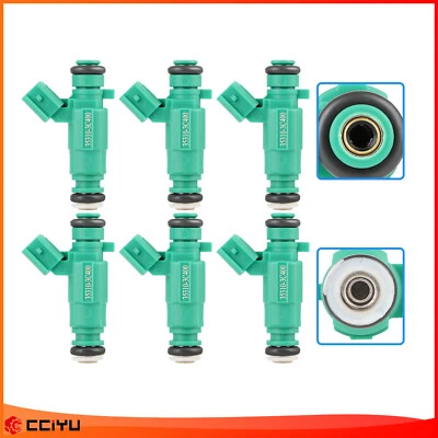 Inyectores de combustible de 3,5 L para Kia Sorento 2011-2013 Hyundai Santa Fe 2010 2011 2012 Foto 1 de 4