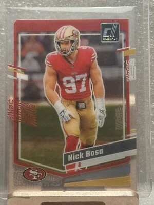 Nick Bosa Acetate2023 Panini Clearly Donruss San Francisco 49ers - Image 1 of 2