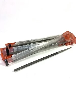 12-NICHOLSON CRESCENT 6 X 1/4 Round Rat Tail Files American Single Cut Bastard - Image 1 of 4