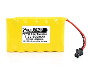 QX7 Transmitter Model Toy Car Emergency Light AA 7.2V 600mAh FMA  Battery - Picture 1 of 9