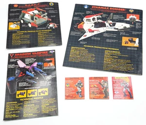 Lot of 6 Vintage 1986 COLECO STARCOM Technical Profile & ID Card Starmax HARV 7 - Imagen 1 de 13