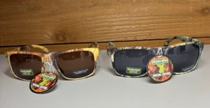 2-Big Buck Iwear Men's Camo Sunglasses Special Edition Max UV 400 NWT #008 - Picture 1 of 5