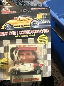 Racing Champions Indy Car/Collectors Card Series 1 Emerson Fittipaldi 1989 MOC - Picture 1 of 2