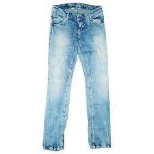 Soccx Women's Jeans Trousers Stretch Slim Skinny Used Look Crina W29 L34 Light
