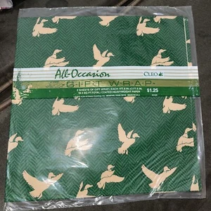 Vintage Gift Wrap CLEO All Occasions Gift Wrap - Picture 1 of 2