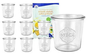 9 Weck Gläser 580ml 1/2L Sturzgläser Einmachglas Einweckgläser Einkochglas Glas - Bild 1 von 3