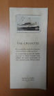 Antique Elco Cruisette Sales Brochure 1922 . 7 Pgs.