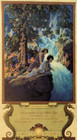 1931 Maxfield Parrish Calendar Gleason Electric Edison Mazda Lamps Seahorses