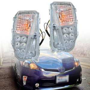Front Bumper Left+Right LED DRL Fog Light Assembly For Toyota Prius 1.8L 12-15 - Picture 1 of 8
