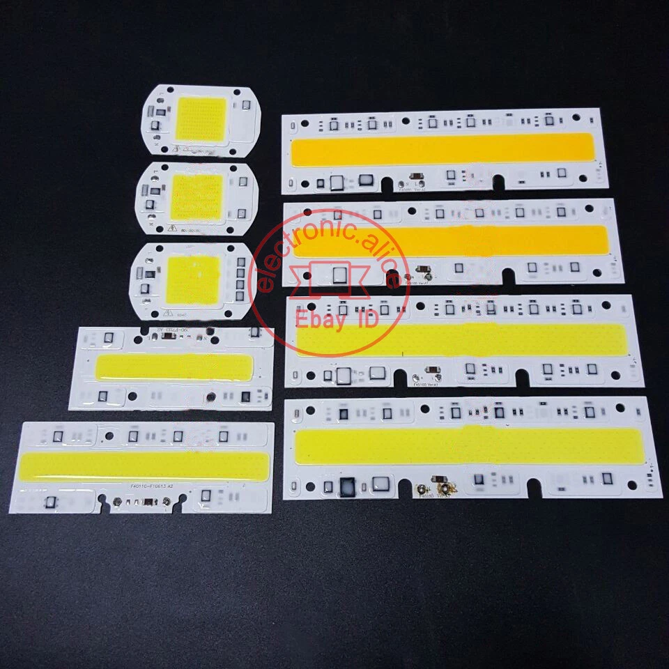 220V 20W 30W 50W 70W 100W LED Floodlight COB Chip, Integrated Smart IC Driver - Image 1 of 1