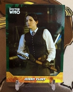 2017 Topps Doctor Who Signature Series Jenny Flint Green Parallel Card /50 - Picture 1 of 2