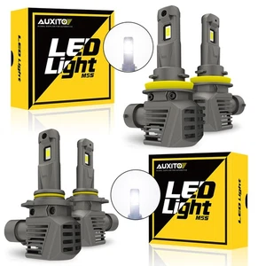 H11 +9005 LED Headlight Super Bright Bulbs Kit 6500K White 60000LM Hi/Lo BEAM X4 - Bild 1 von 17