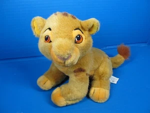 Vintage Disney Store Lion King Simba Cub Plush Stuffed Animal Toy 8" - Picture 1 of 7