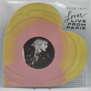 Taylor Swift Lover (Live From Paris) Heart Shaped Vinyl - Picture 1 of 2