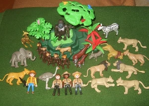 Playmobil Konvolut Wild Life Afrika Gorilla Löwen Affen Okapi Wilderer Ranger - Bild 1 von 1