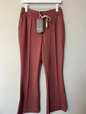 Pantalones Médicos para Mujer Figs Evanston Formx Cintura Alta Ajustados Acampanados Palo de Rosa M Nuevos con Etiquetas Foto 1 de 4