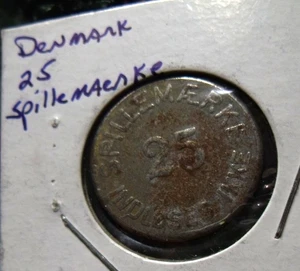 25 SPILL MARKE DENMARK TOKEN - Bild 1 von 2