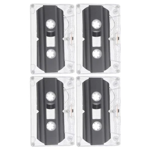 Productos de almacenamiento de grabación de voz de audio cintas de casete en blanco de 4 piezas - Imagen 1 de 12
