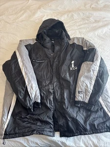 3x Auténtica Chaqueta Cálida de Transporte con Capucha Oficial del Super Bowl de la NFL XLV - Imagen 1 de 8