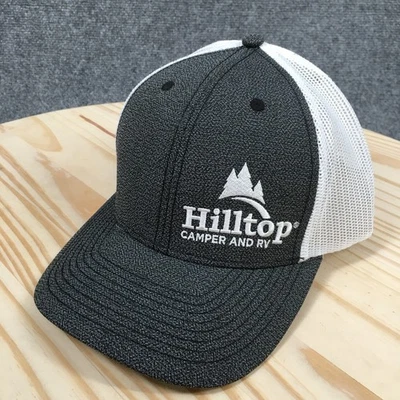 Sombrero de camionero Hilltop cámper y autocaravana unisex negro talla única ala curva bordada Foto 1 de 4