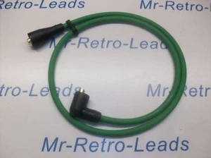 GREEN 8MM EXTRA LONG IGNITION COIL LEAD 1.5 METERS FROM 50s / 70s & MORE HT - Picture 1 of 4