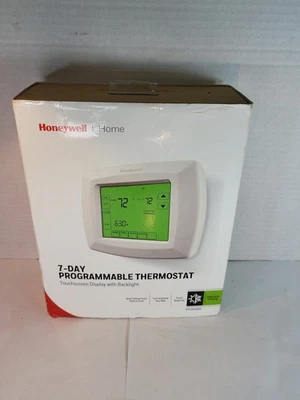 Honeywell RTH8500D 7 Day Programmable Thermostat Touchscreen. New Open Box Item. - Image 1 of 4