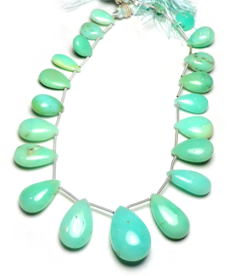 CRIOPRASA VERDE PERA LISA BRIOLETTE 21! CUENTAS 942J 12x7x3mm a 23x14x8mm Foto 1 de 1