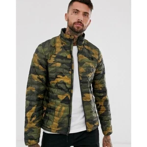The North Face Thermoball Eco Jacket Mens Medium Camo Army Insulated Puffer - Picture 1 of 2