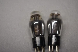 Type 76 RCA Radio Receiver Power Vacuum Tubes Tested Pair - Picture 1 of 7