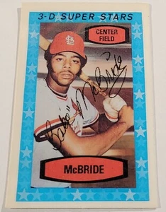1975 Kellogg's #13 Bake McBride St. Louis Cardinals - Picture 1 of 2