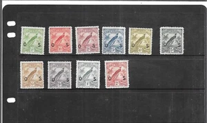 NEW GUINEA 1931. OVERPRINTS TYPE2. PART SET. MINT VERY LIGHTLY . AS PER SCAN. - Picture 1 of 3