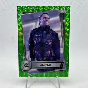 NOAM DAR 2025 Topps Chrome WWE #142 Green Geometric Refractor /75 - Picture 1 of 2